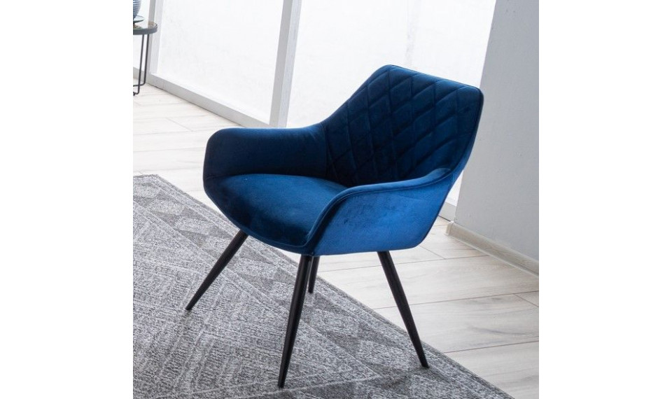 LINEA CHAIR VELVET DARK BLUE 86 | Chairs | ZIPhome.ee image 2