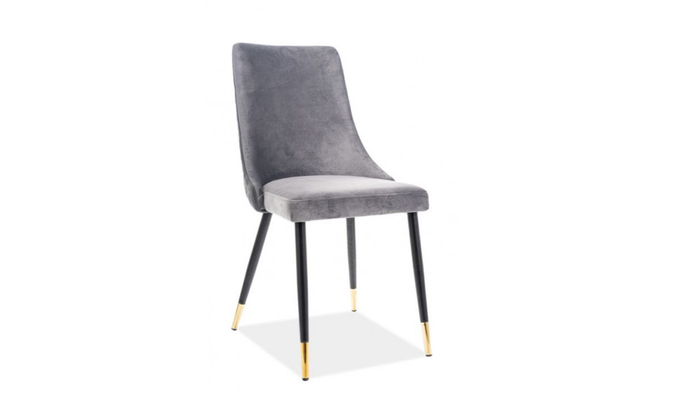 PIANO VELVET CHAIR GREY 14 | Chairs | ZIPhome.ee image 1