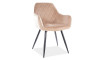 LINEA Chair VELVET BLUVEL28 Beige | 100% Quality LINEA Chair VELVET BLUVEL28 Beige | Chairs | ZIPhome.ee image 1