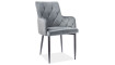 RICARDO Chair B Velvet Grey BLUVEL14 | 100% Quality RICARDO Chair B Velvet Grey BLUVEL14 | Chairs | ZIPhome.ee image 1
