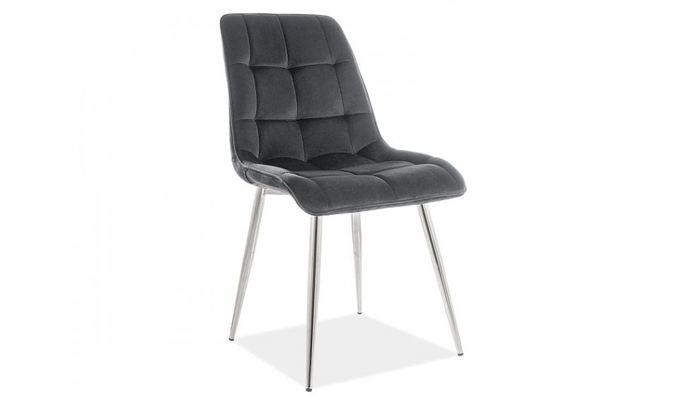 CHIC Стул CHROM VELVET BLUVEL 19 Черный | Стулья | ZIPhome.ee изображение 1