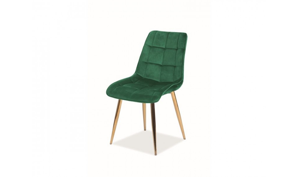 CHIC Chair color Gold / VELVET BLUVEL 78 Green | Tuolit | ZIPhome.ee kuva 1