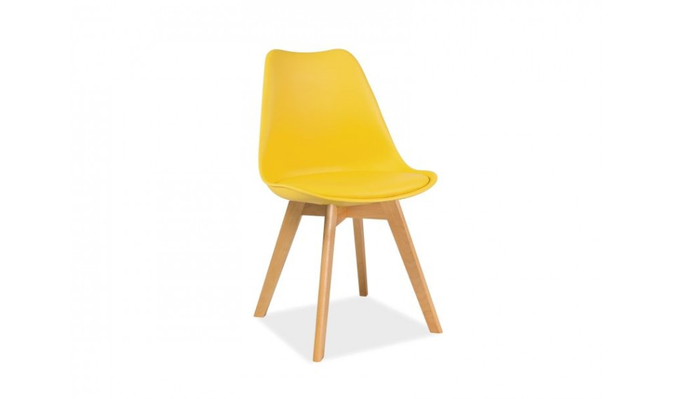 KRIS Chair Beech/Yellow | Chairs | ZIPhome.ee image 1