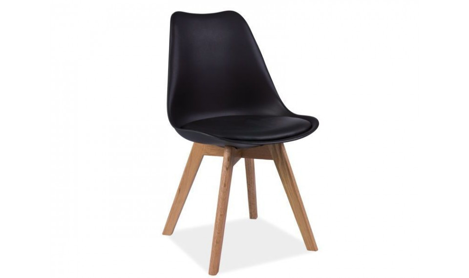 KRIS Chair Oak/Black | Chairs | ZIPhome.ee image 1