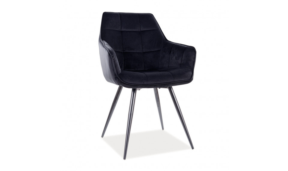 LILIA Chair VELVET BLUVEL19 Black | Chairs | ZIPhome.ee image 1