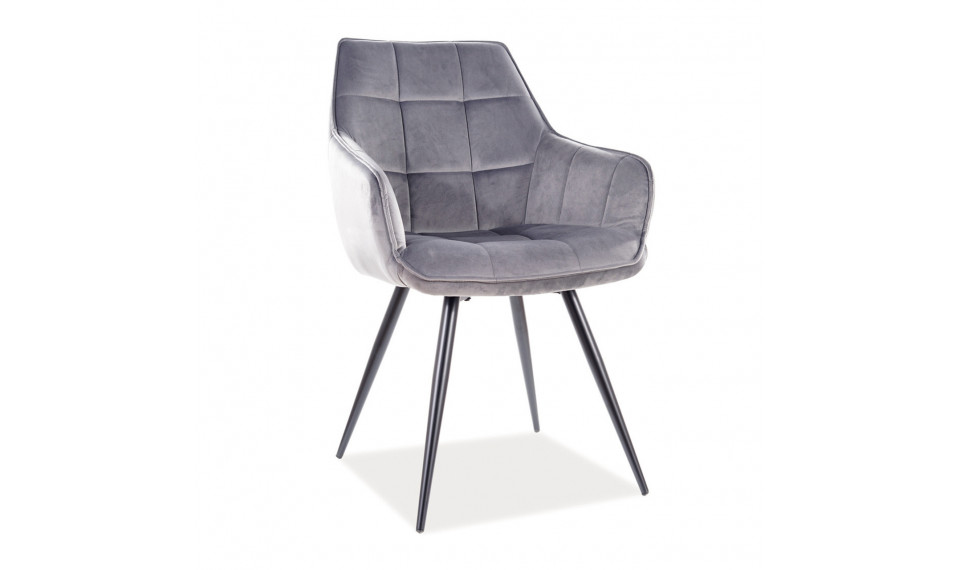 LILIA Chair VELVET BLUVEL14 Grey | Chairs | ZIPhome.ee image 1