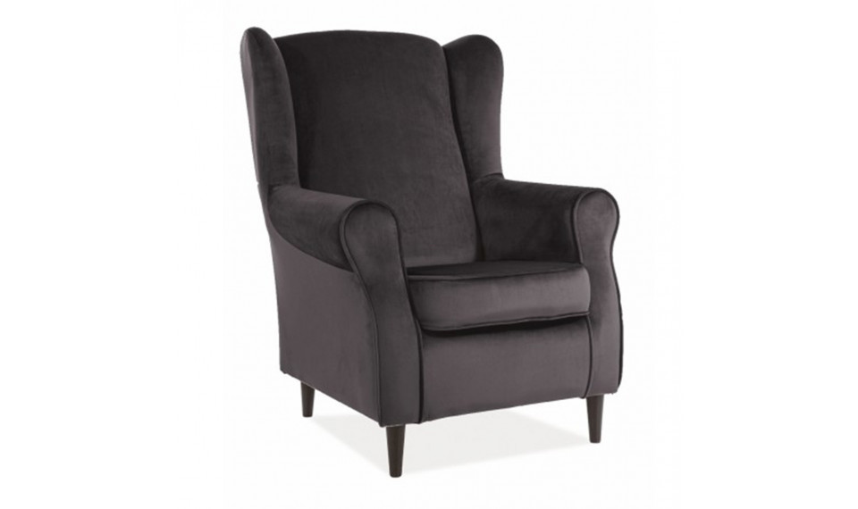 Armchair BARON VELVET BLUVEL 19 black | Chairs and swivel chairs | ZIPhome.ee image 1