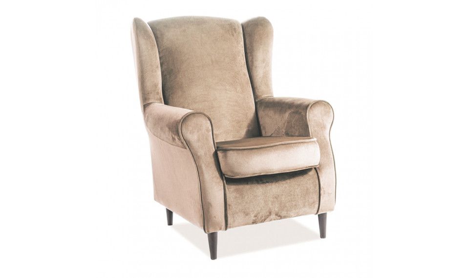 Armchair BARON VELVET BLUVEL 28 beige | Chairs and swivel chairs | ZIPhome.ee image 1
