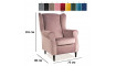Tugitool BARON VELVET BLUVEL 52 antiikroos | Toolid ja tugitoolid | ZIPhome.ee kuva 3