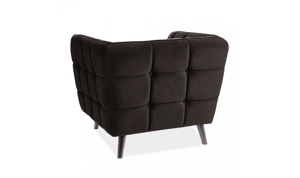 Tugitool CASTELLO 1, VELVET  BLUVEL 19 must | Toolid ja tugitoolid | ZIPhome.ee pilt 2
