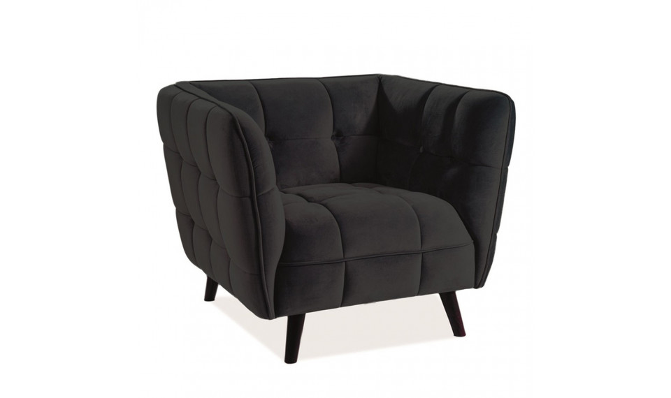 Tugitool CASTELLO 1, VELVET  BLUVEL 19 must | Toolid ja tugitoolid | ZIPhome.ee pilt 1