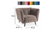 Tugitool CASTELLO 1, VELVET BLUVEL 28 beez | 100% laatu Tugitool CASTELLO 1, VELVET BLUVEL 28 beez | Toolid ja tugitoolid | ZIPhome.ee kuva 4