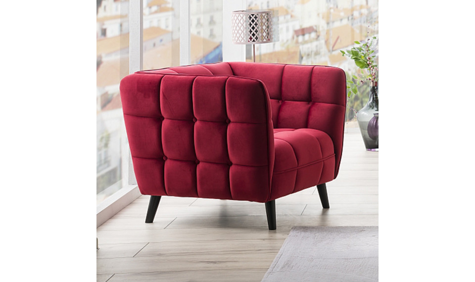 Tugitool CASTELLO 1, VELVET  BLUVEL 59 bordoo | Toolid ja tugitoolid | ZIPhome.ee pilt 1