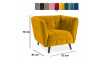 Tugitool CASTELLO 1, VELVET BLUVEL 68 karri | 100% kvaliteet Tugitool CASTELLO 1, VELVET BLUVEL 68 karri | Toolid ja tugitoolid | ZIPhome.ee pilt 3