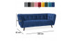 Diivan CASTELLO 3, BLUVEL 86 sinine | Diivanid | ZIPhome.ee kuva 3