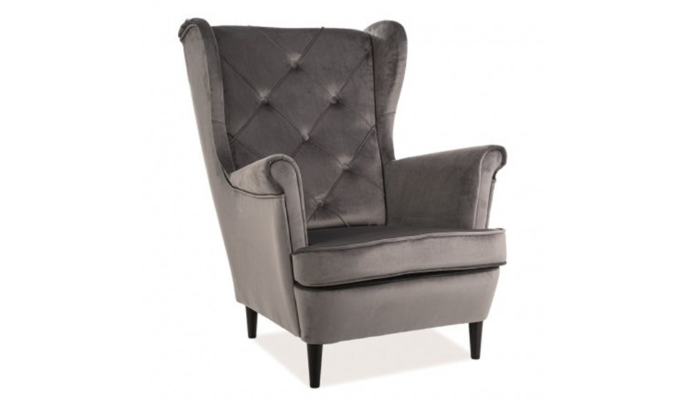 Armchair LADY VELVET BLUVEL 14 grey | Armchairs | ZIPhome.ee image 1