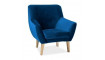 Armchair NORDIC 1 VELVET BLUVEL 86 blue | 100% Quality Armchair NORDIC 1 VELVET BLUVEL 86 blue | Chairs and swivel chairs | ZIPhome.ee image 1