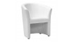 Armchair TM-1, EK-26 white, eco leather | 100% Quality Armchair TM-1, EK-26 white, eco leather | Chairs and swivel chairs | ZIPhome.ee image 1