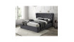 Bed CARVEN 160x200 VELVET BLUVEL 14 grey | 100% laatu Bed CARVEN 160x200 VELVET BLUVEL 14 grey | Sängyt | ZIPhome.ee kuva 1