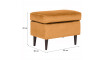 Footstool RON VELVET BLUVEL 68 curry | 100% Quality Footstool RON VELVET BLUVEL 68 curry | Footstools | ZIPhome.ee image 3