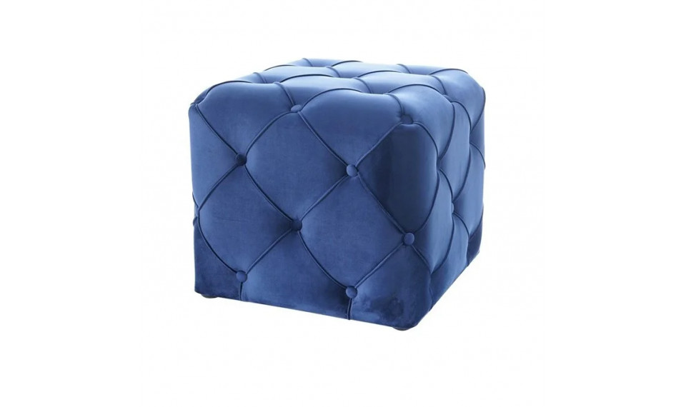 Pouffe AVIVA K VELVET BLUVEL 86 blue | Footstools | ZIPhome.ee image 1