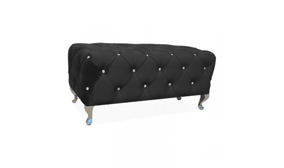 Pouffe HESTIA VELVET BLUVEL 19 black | Rahit | ZIPhome.ee kuva 1