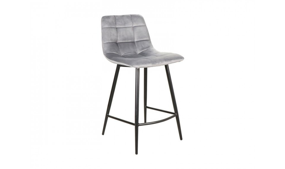 MILA H2 Bar stool VELVET 14 GREY | Chairs | ZIPhome.ee image 1