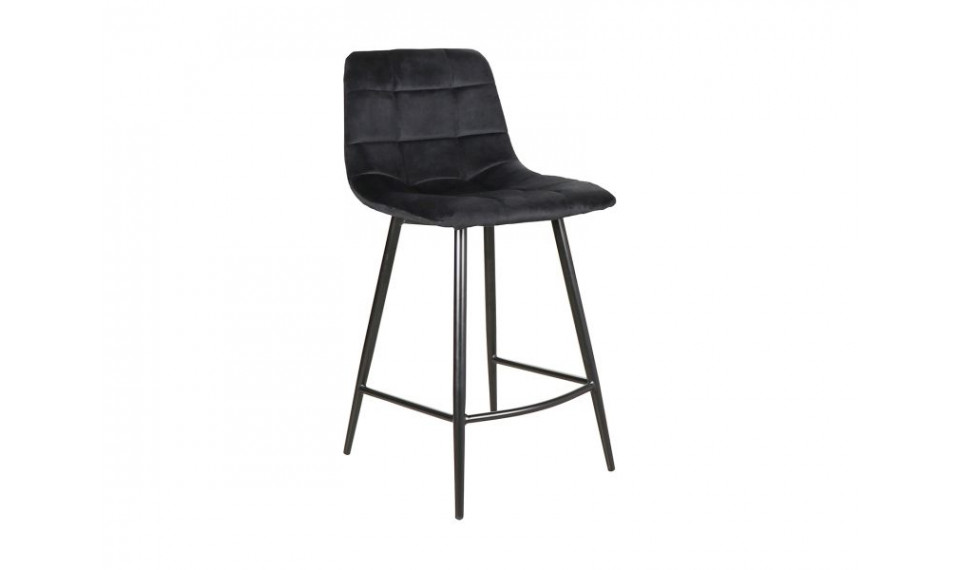 MILA H2 Bar stool VELVET 19 BLACK | Chairs | ZIPhome.ee image 1