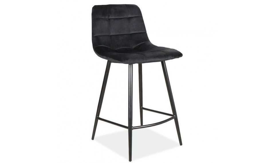 MILA H2 Bar stool VELVET 19 BLACK | Chairs | ZIPhome.ee image 2