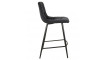 MILA H2 Bar stool VELVET 19 BLACK | 100% Quality MILA H2 Bar stool VELVET 19 BLACK | Chairs | ZIPhome.ee image 3