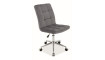 Q-020 Swivel chair Velvet Bluvel 14 gray | 100% laatu Q-020 Swivel chair Velvet Bluvel 14 gray | Toimisto | ZIPhome.ee kuva 1