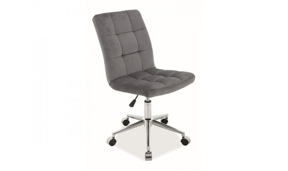 Q-020 Swivel chair Velvet Bluvel 14 gray |  Toimisto | ZIPhome.ee kuva 1