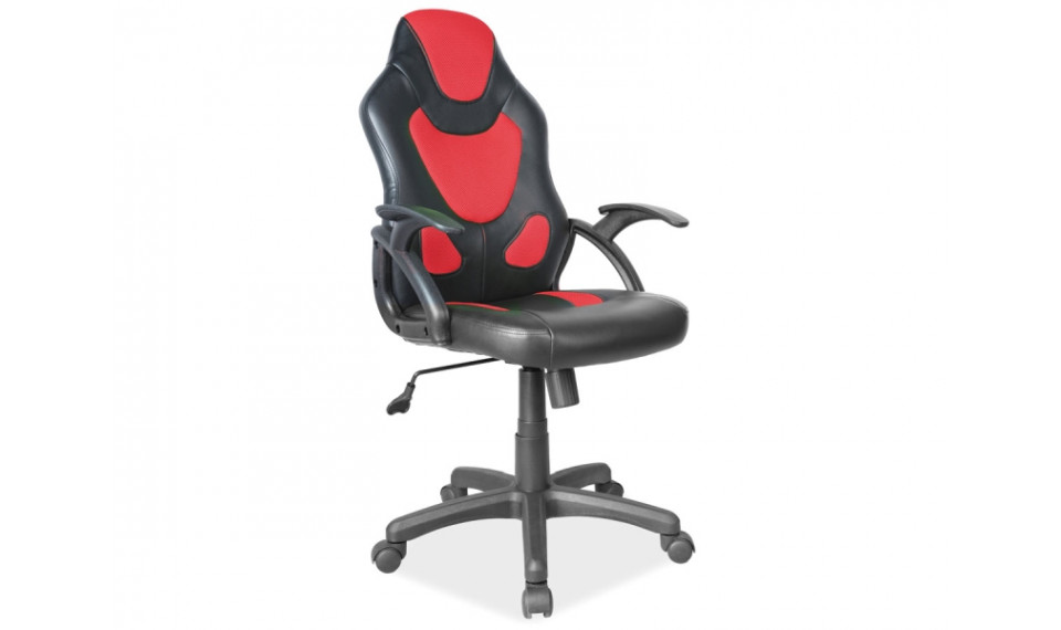 Q-100 Arvutitool, värv: must/punane | Kontoritoolid | ZIPhome.ee image 1