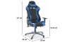 VIPER Arvutitool sinine/must | 100% kvaliteet VIPER Arvutitool sinine/must | Kontoritoolid | ZIPhome.ee pilt 2