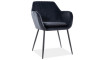WENUS Tool Velvet Bluvel 19 must | 100% kvaliteet WENUS Tool Velvet Bluvel 19 must | Toolid ja tugitoolid | ZIPhome.ee pilt 1
