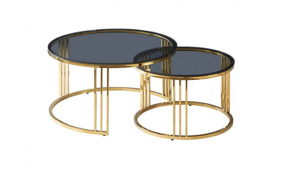 VIENNA kohvilaudade komplekt, gold | Kohvilauad | ZIPhome.ee kuva 1