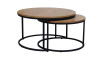 ATLANTA III kohvilaudade komplekt 2 tk. tamm/must | 100% качество ATLANTA III kohvilaudade komplekt 2 tk. tamm/must | Kohvilauad | ZIPhome.ee изображение 1