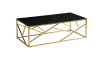 ESCADA A II Coffee table, Black, marble effect/Golden | 100% laatu ESCADA A II Coffee table, Black, marble effect/Golden | Kahvipöydät | ZIPhome.ee kuva 1