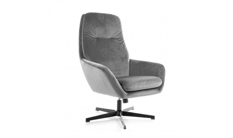 Armchair FORD, VELVET BLUVEL 14 grey | Chairs and swivel chairs | ZIPhome.ee image 2