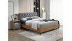 Bed DONNA Velvet 160X200 Bluvel 14 gray | 100% laatu Bed DONNA Velvet 160X200 Bluvel 14 gray | Sängyt | ZIPhome.ee kuva 1