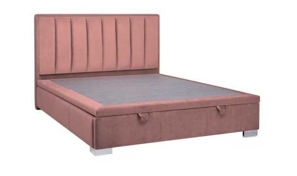Bed MARANI II 160x200 Velvet Bluvel 52 antique pink | Sängyt | ZIPhome.ee kuva 2