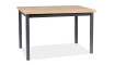 ADAM Söögilaud 100x60 Artisan/Must | Lauad | ZIPhome.ee pilt 1