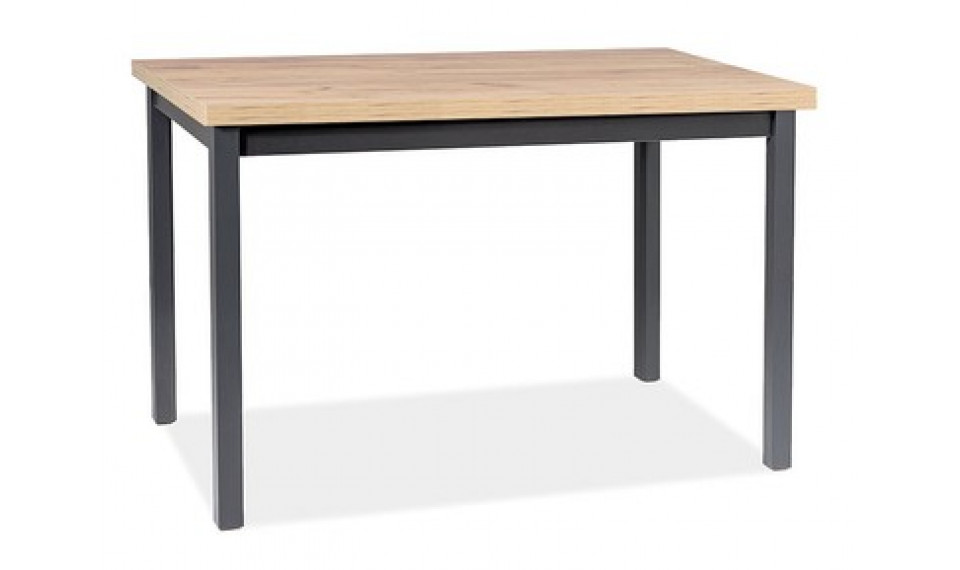 ADAM Söögilaud 120x68 Oak WOTAN/Must | Lauad | ZIPhome.ee pilt 1