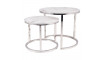 ATLANTA B II kohvilaudade komplekt 2 tk. valge/kroom | 100% качество ATLANTA B II kohvilaudade komplekt 2 tk. valge/kroom | Kohvilauad | ZIPhome.ee изображение 1