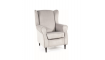 Armchair BARON VELVET BLUVEL 03 light gray/wenge | 100% Quality Armchair BARON VELVET BLUVEL 03 light gray/wenge | Soft furniture | ZIPhome.ee image 1