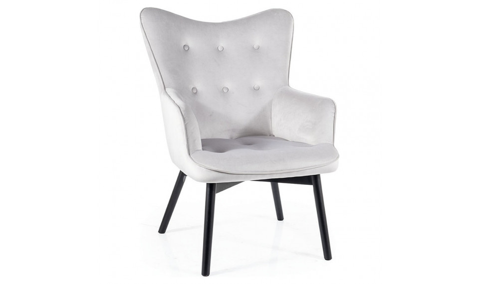 CARMEN Armchair VELVET Bluvel 03 light gray | Toolid ja tugitoolid | ZIPhome.ee pilt 1