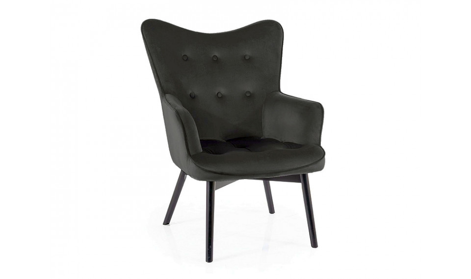 CARMEN Tugitool VELVET Bluvel 19 must | Tugitoolid | ZIPhome.ee изображение 1