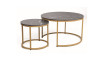 DION Diivanilaua komplekt, must marmor / kuldne | 100% Quality DION Diivanilaua komplekt, must marmor / kuldne | Kohvilauad | ZIPhome.ee image 1