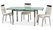 GD-017 Extendable Dining table, Chrome/White | 100% laatu GD-017 Extendable Dining table, Chrome/White | Pöydät | ZIPhome.ee kuva 1