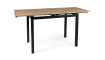 GD-017 Extendable Dining table, artisan oak / black matt | Tables | ZIPhome.ee image 2